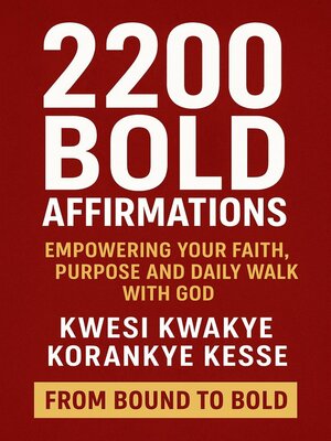 cover image of 2200 Bold Affirmations